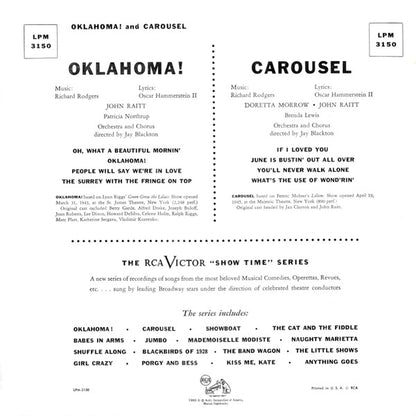 John Raitt : Oklahoma! & Carousel (10")