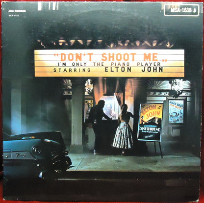 Elton John : Don't Shoot Me I'm Only The Piano Player (LP, Album, RE, Glo)