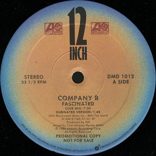 Company B : Fascinated (12", Single, Promo)