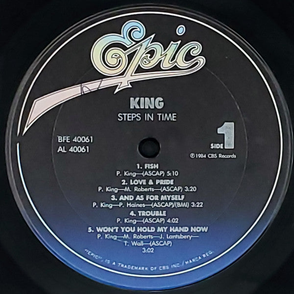 King : Steps In Time (LP, Album)