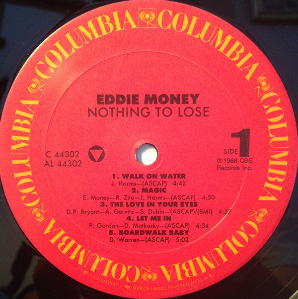 Eddie Money : Nothing To Lose (LP, Album)