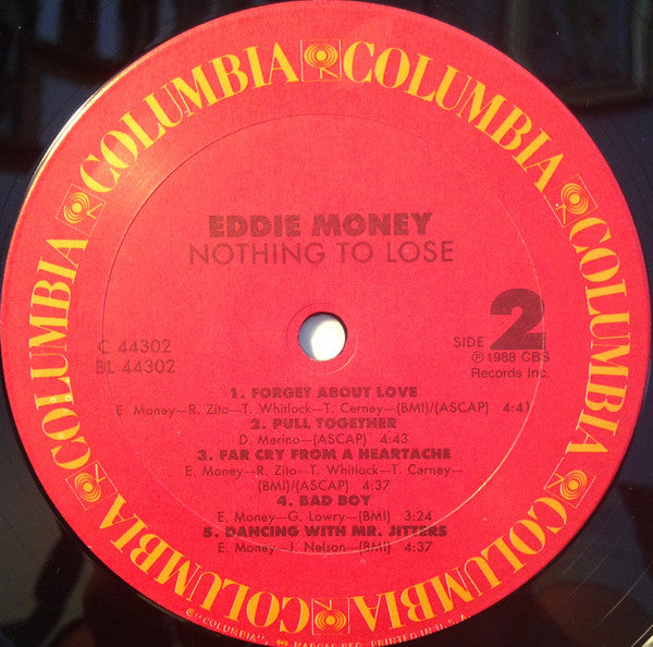 Eddie Money : Nothing To Lose (LP, Album)