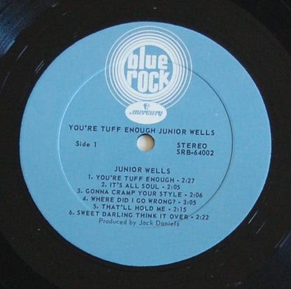 Junior Wells : You're Tuff Enough (LP, Album)