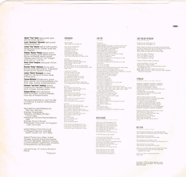 Mass Production : In The Purest Form (LP, Album)