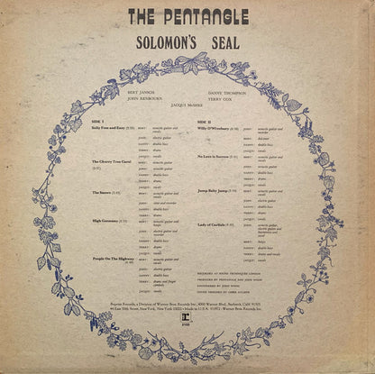 Pentangle : Solomon's Seal (LP, Album, Promo)