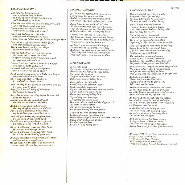 Pentangle : Solomon's Seal (LP, Album, Promo)