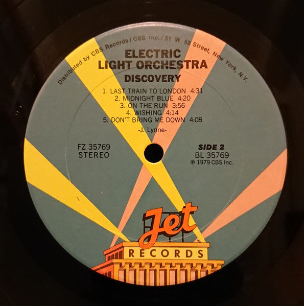 Electric Light Orchestra : Discovery (LP, Album, Gat)