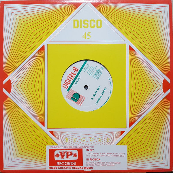 Admiral Bailey : A Nuh Sin (12")