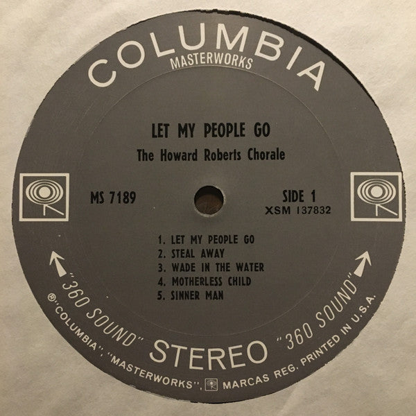 Howard Roberts Chorale : Let My People Go; Black Spirituals / African Drums (LP, Album)