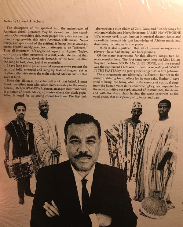 Howard Roberts Chorale : Let My People Go; Black Spirituals / African Drums (LP, Album)