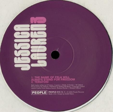 The Jettsons Present Jessica Lauren 3 : The Name Of Fela... / Teratoid (10")