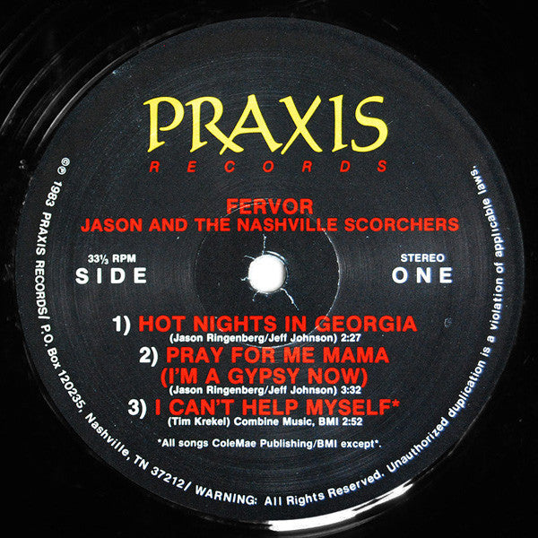 Jason & The Scorchers : Fervor (LP, MiniAlbum)