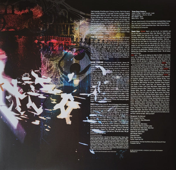 Three Days Grace : One-X (LP, Album, RE, 150)