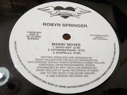Robyn Springer : Makin' Moves (12", Promo)