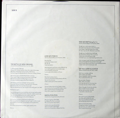 Zachary Richard : Zack's Bon Ton (LP, Album)