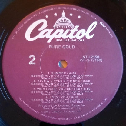 Pure Gold : Pure Gold (LP, Album)
