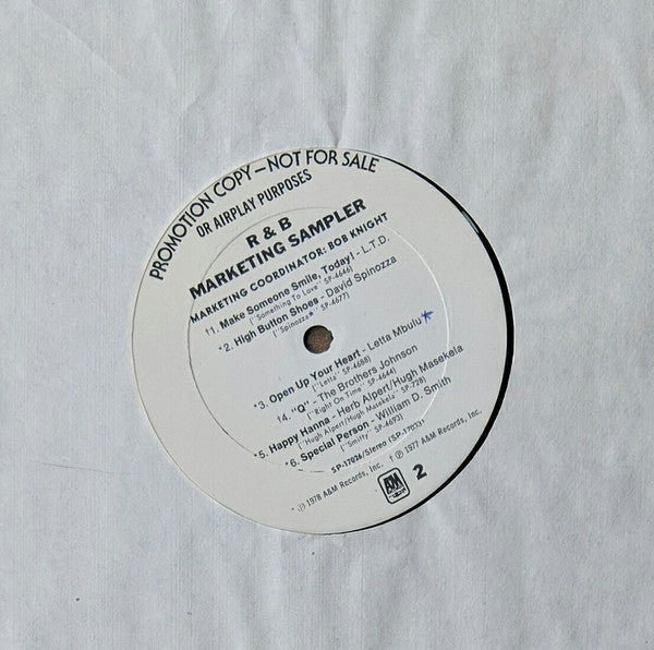 Various : R & B Hit Kit III (LP, Promo, Smplr)
