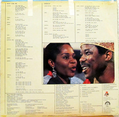 King Sunny Ade And The New African Beats : Wait For Me (LP, Album)
