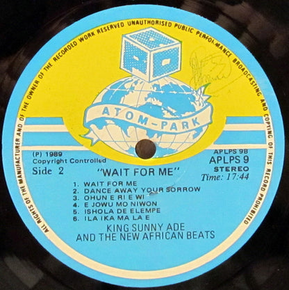 King Sunny Ade And The New African Beats : Wait For Me (LP, Album)