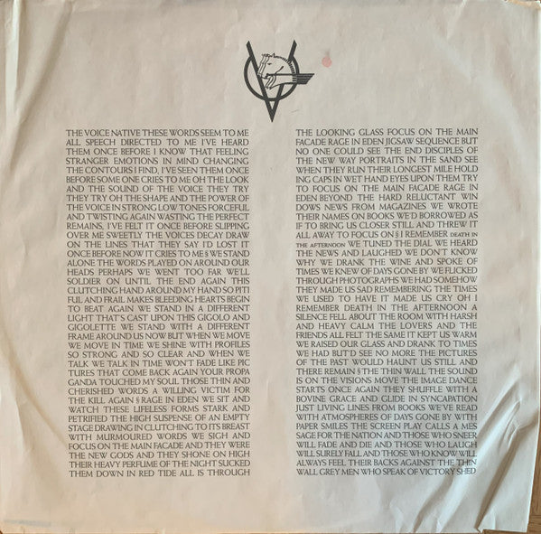 Ultravox : Rage In Eden (LP, Album, Ter)