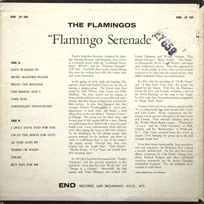 The Flamingos : Flamingo Serenade (LP, Album, Mono, RP)