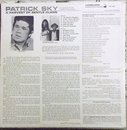 Patrick Sky : A Harvest Of Gentle Clang (LP, Album, Mono, Gol)