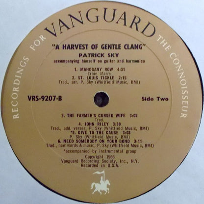 Patrick Sky : A Harvest Of Gentle Clang (LP, Album, Mono, Gol)