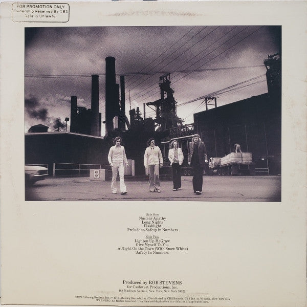 Crack The Sky : Safety In Numbers (LP, Album, Promo, San)