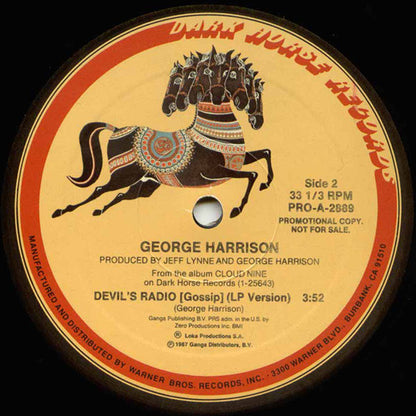 George Harrison : Devil's Radio (12", Promo)