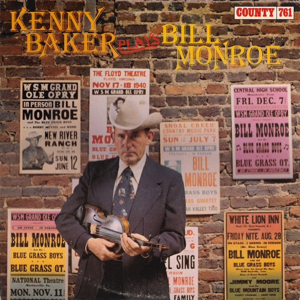 Kenny Baker (4) : Kenny Baker Plays Bill Monroe (LP, Album)