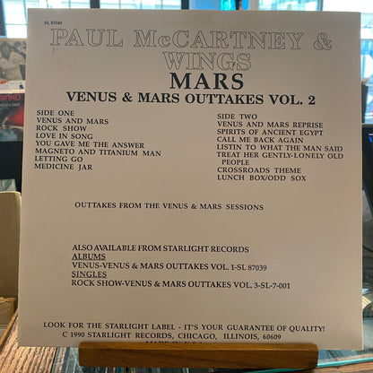 Paul McCartney & Wings – Mars - Venus & Mars Outtakes Vol. 2