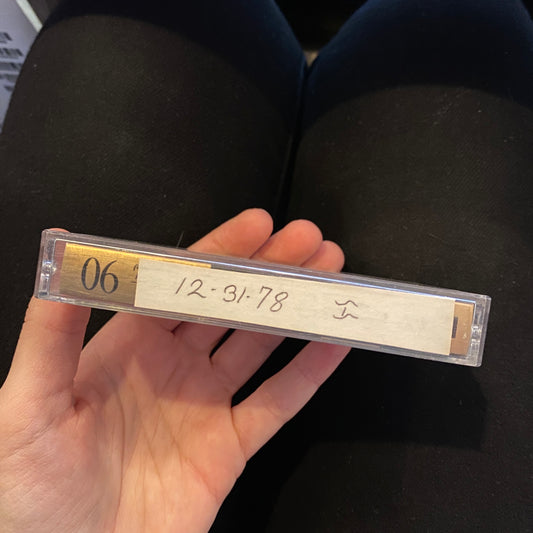 The Grateful Dead - Winterland 12/31/1978 (Pt. 1) (Bootleg Cassette)