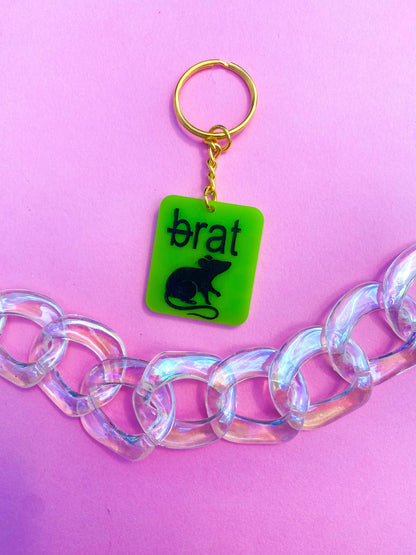 (B)rat keychain