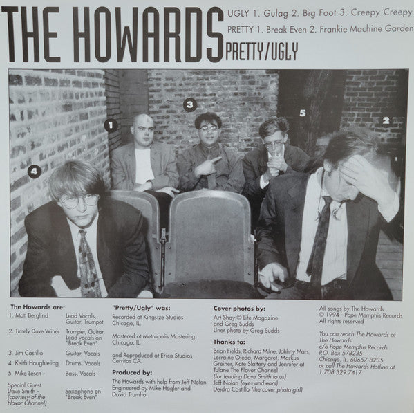 The Howards : Pretty / Ugly (10", MiniAlbum)