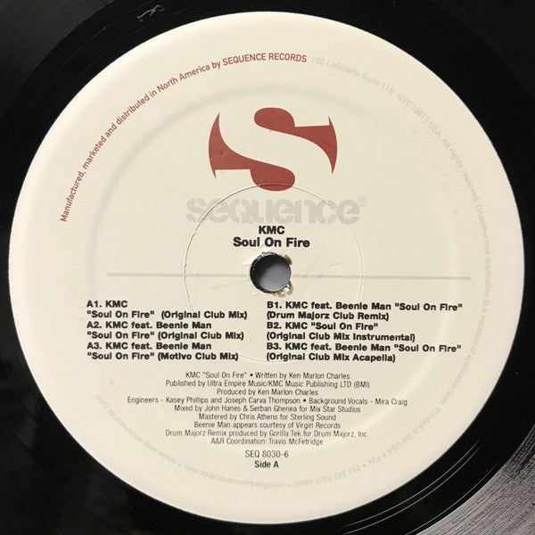 KMC (8) : Soul On Fire (12")
