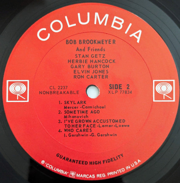 Bob Brookmeyer : Bob Brookmeyer And Friends (LP, Album, Mono, Ter)