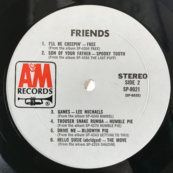 Various : Friends (LP, Comp, Smplr, Mon)