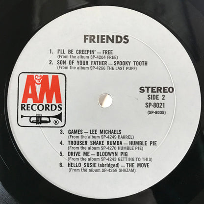 Various : Friends (LP, Comp, Smplr, Mon)