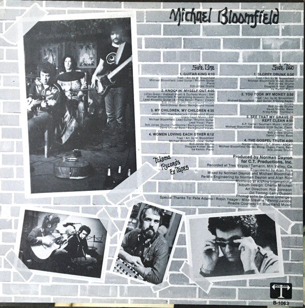 Mike Bloomfield : Michael Bloomfield (LP, Album)