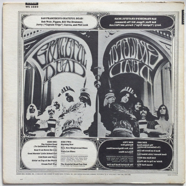 The Grateful Dead : The Grateful Dead (LP, Album, RP)