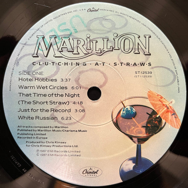 Marillion : Clutching At Straws (LP, Album, All)