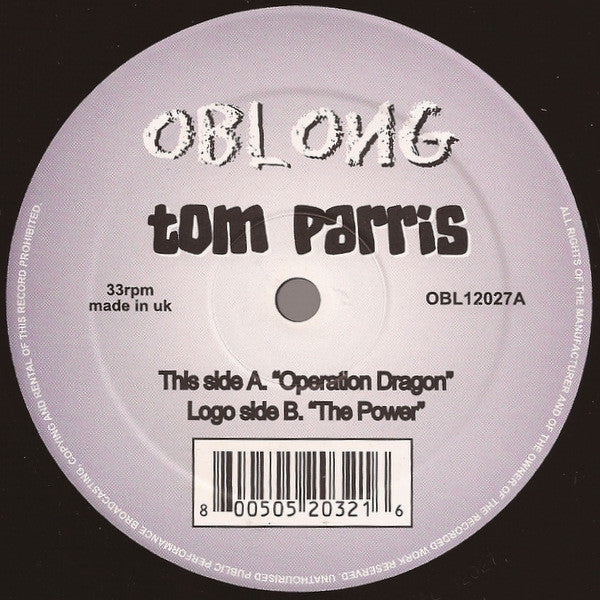 Tom Parris : Operation Dragon / The Power (12")