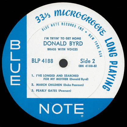 Donald Byrd : I'm Tryin' To Get Home (Brass With Voices) (LP, Album, Mono)