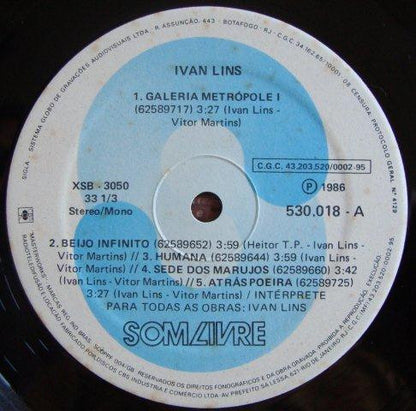 Ivan Lins : Ivan Lins (LP, Album)