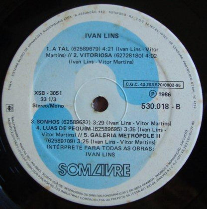 Ivan Lins : Ivan Lins (LP, Album)