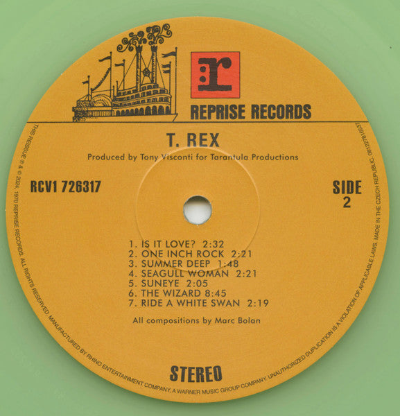 T. Rex : T. Rex (LP, Album, Club, RE, Gre)