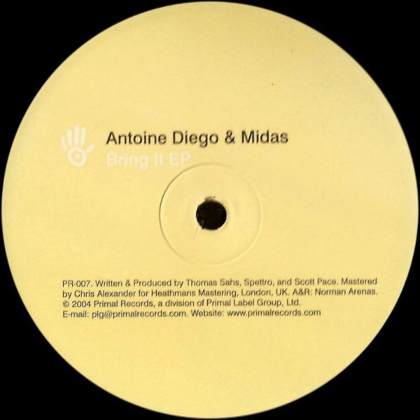 Antoine Diego & Midas (2) : Bring It EP (12", EP)