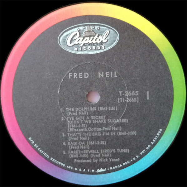 Fred Neil : Fred Neil (LP, Album, Mono)