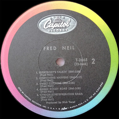Fred Neil : Fred Neil (LP, Album, Mono)