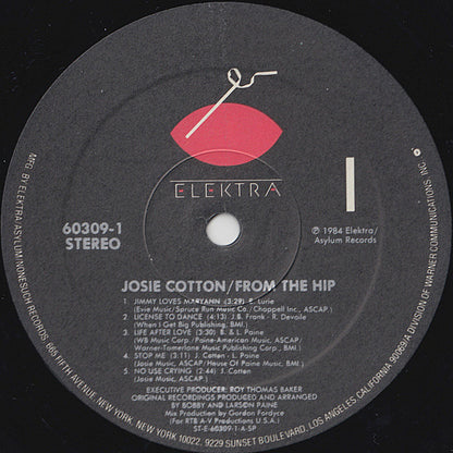 Josie Cotton : From The Hip (LP, Album, Spe)